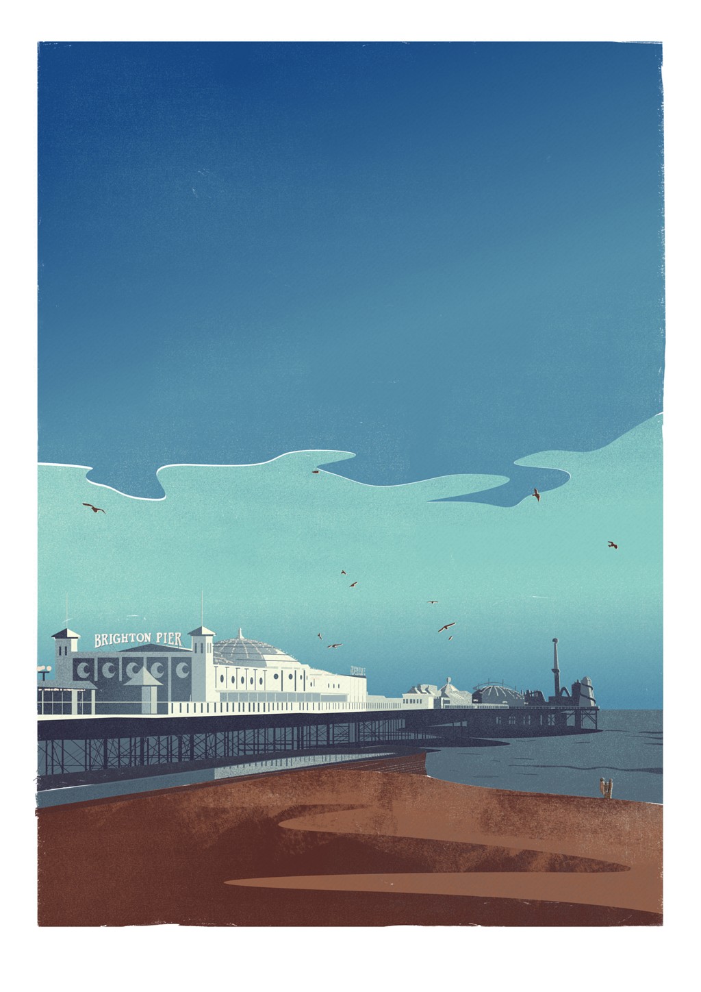 Brighton Pier Illustration