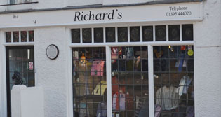 Richard's Menswear Budleigh Salterton