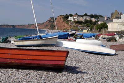 Boats by Waterfront