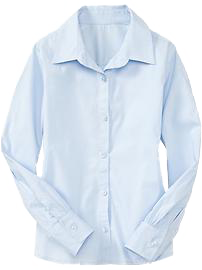 Girl's Full Sleeve Shirt | School Uniform | TSI Apparel
