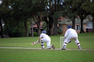 Cricket Match - White Uniforms