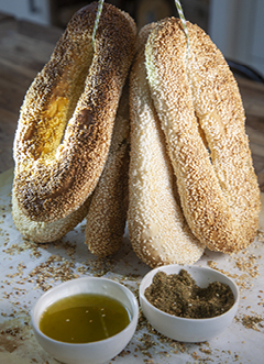 בייגלה ירושלמי מקמח לחם לבן מועשר