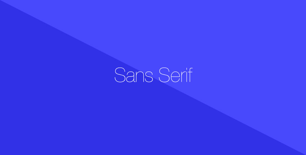 A Serif-free Design Language 