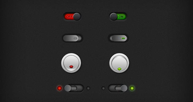 Control Room Switch Buttons