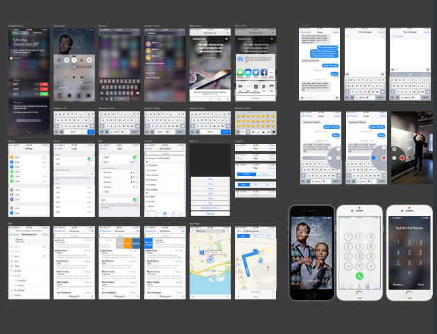 Ultimate PSD GUI Template for iOS7