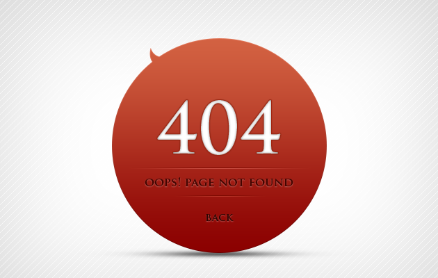 The Rosso 404 Page.
