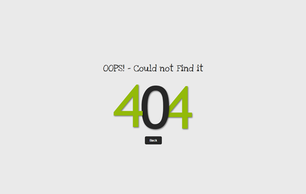Four Black Four 404 Page.