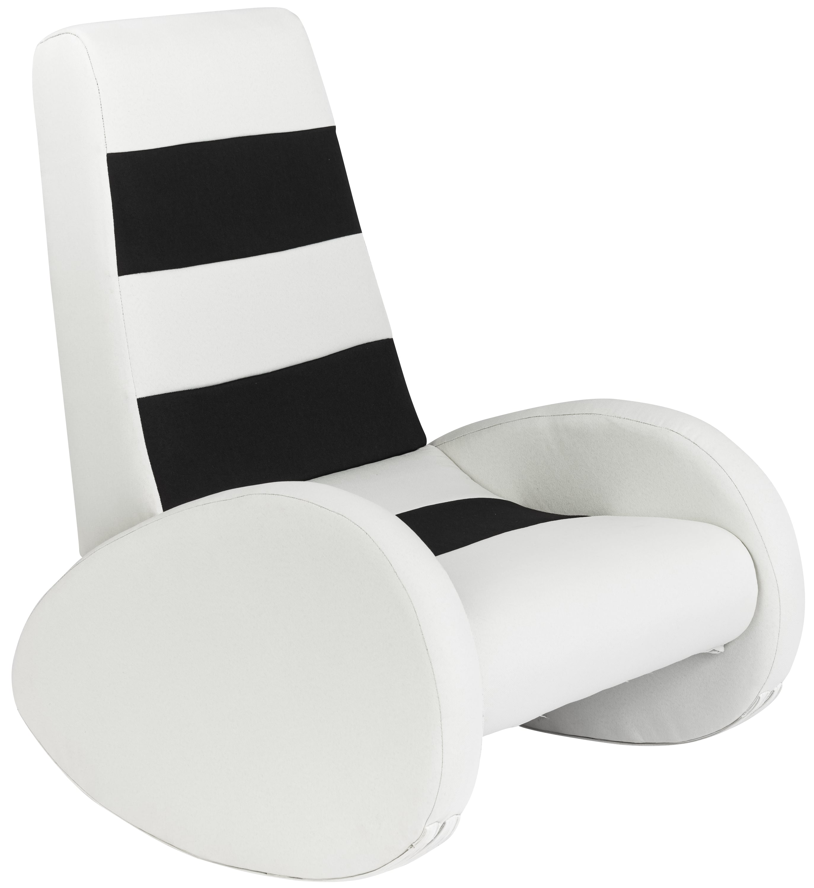 כורסא לילדים מתאימה למשחק פלייסטיישן, בצבע שחור ולבן