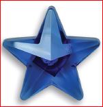 ידית קריסטל בעיצוב של כוכב – צבע כחול