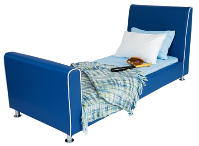 מיטות ילדים ונוער בצבע כחול רויאל. ניתן לקנות מזרן תואם במחיר ללא תחרות.